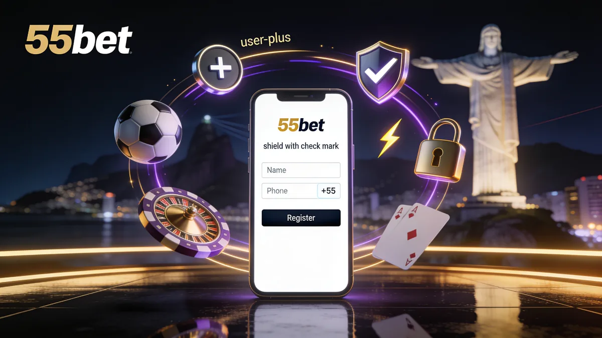 55bet no Brasil — Como se Cadastrar na 55bet